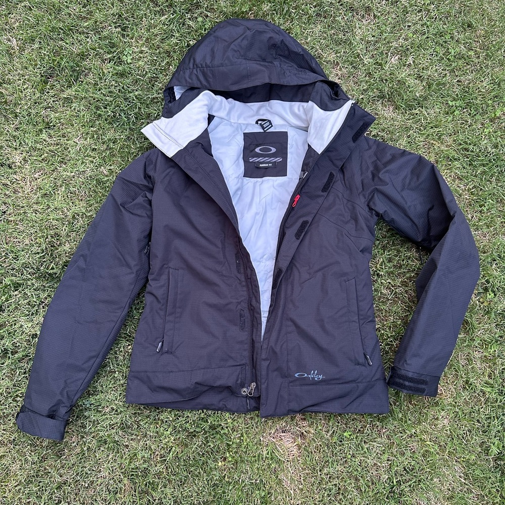 Oakley Charcoal and Light Gray Anorak Jacket